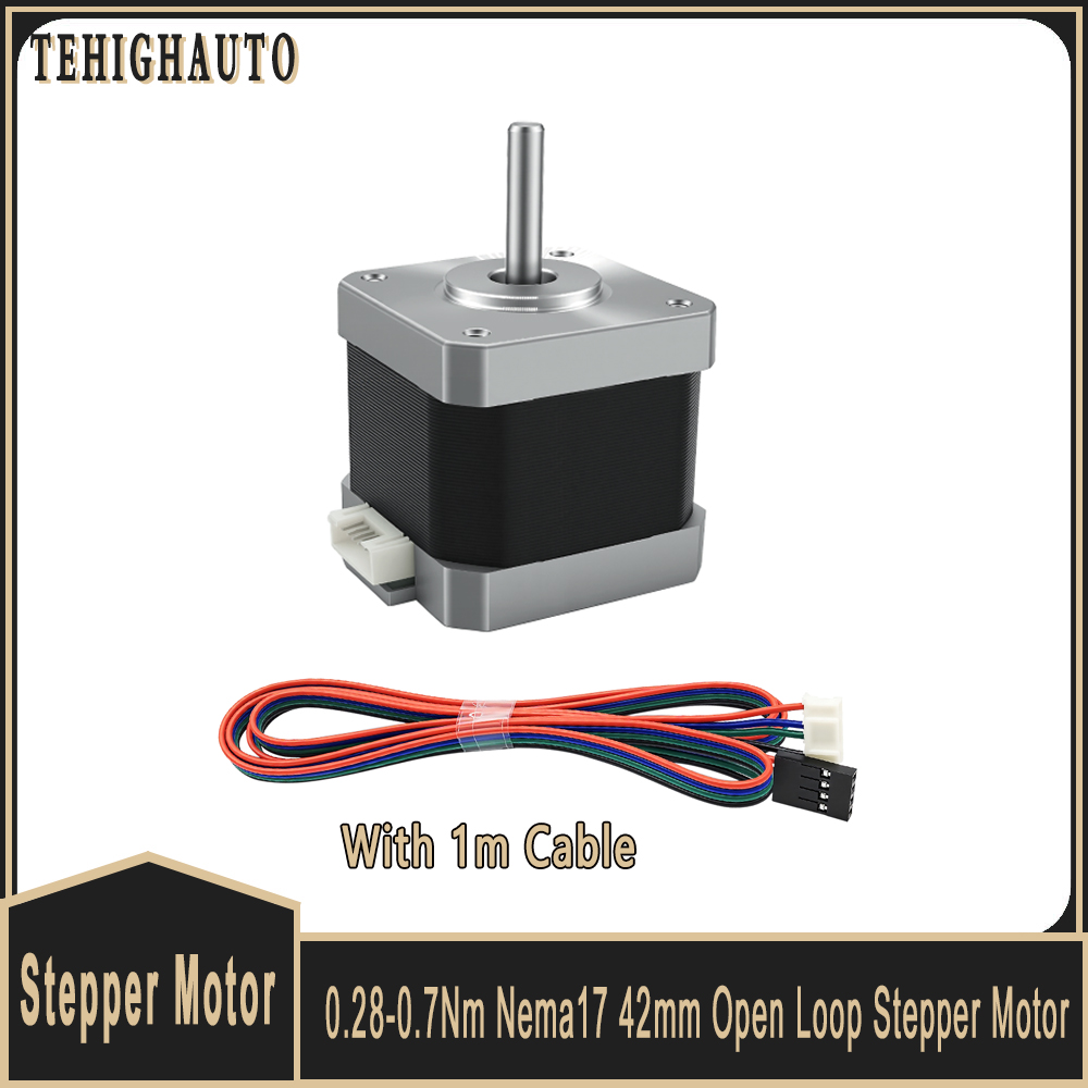Nema 17 Stepper - NEMA 17 42 มม.มอเตอร์สเต็ปเปอร์แบบวงเปิดแรงบิดสูง 2 เฟส