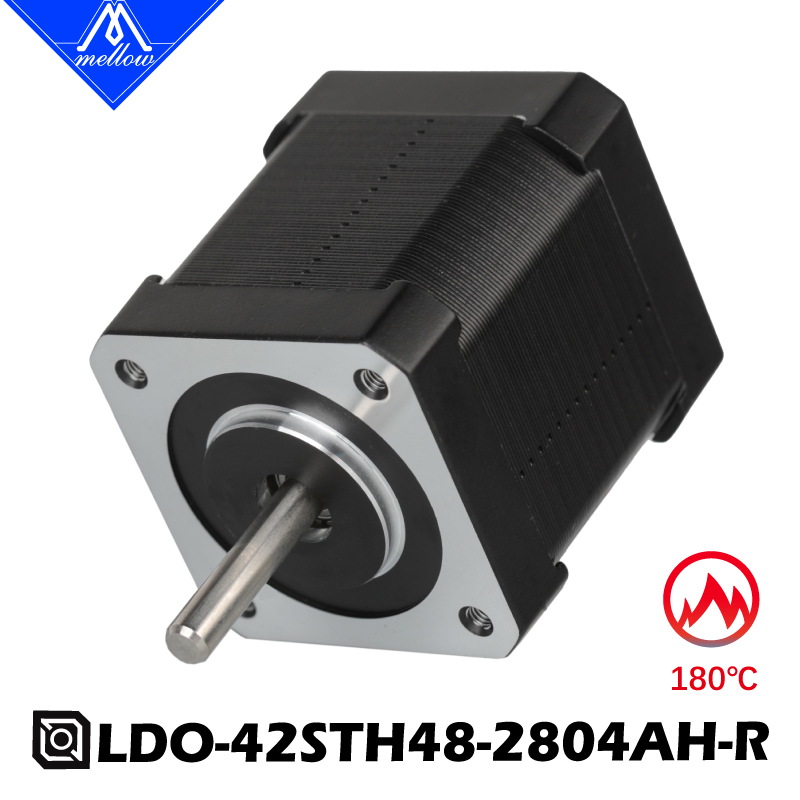 Nema 17 Stepper - มอเตอร์สเต็ปเปอร์17 Nema 48มม. LDO-42STH48-2804AH-R สำหรับชิ้นส่วนเครื่องพิมพ์3D 5แกน