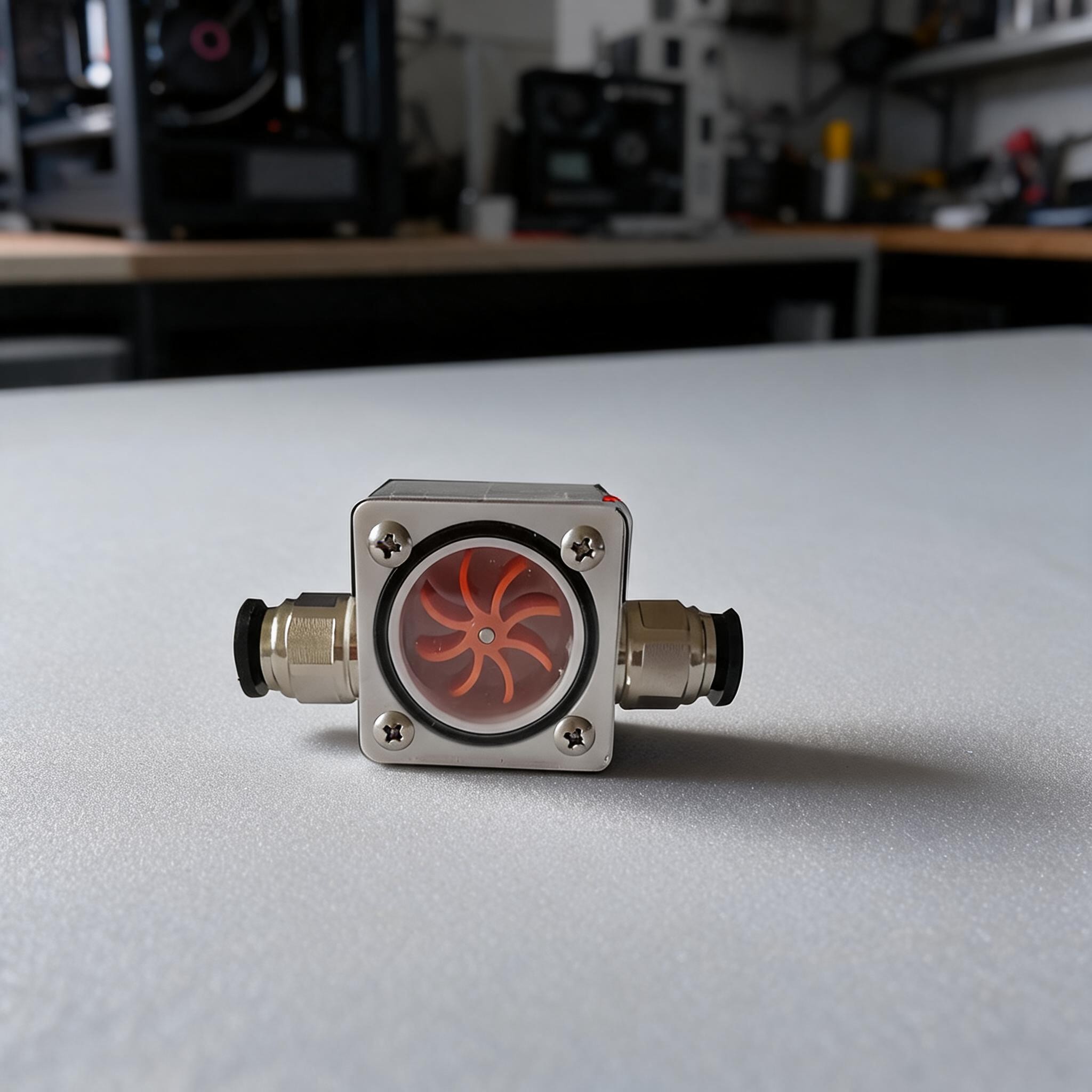 Water Cooled Spindle - เครื่องวัดการไหลของน้ำสำหรับเครื่องแกะสลัก 1 ชิ้น ใช้กับมอเตอร์แกนหมุน ใช้ได้กับเครื่องแกะสลักและอุปกรณ์ระบายความร้อนด้วยน้ำ