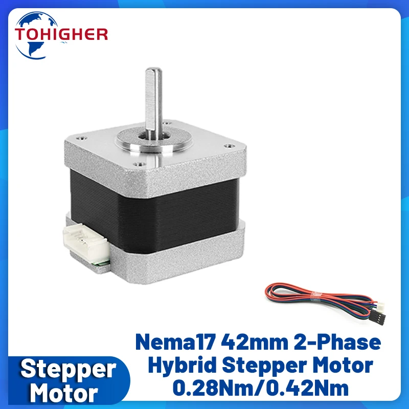 Nema 17 Stepper - มอเตอร์สเต็ปเปอร์ Nema17 รุ่น 42 มอเตอร์ 4