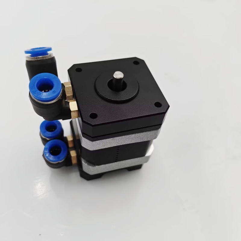 Nema 17 Stepper - ชุดมอเตอร์สเต็ปเปอร์ NEMA17 แบบระบายความร้อนด้วยน้ำพร้อมฝาปิดสองด้าน โดย DerrickDarrell ชุดระบายความร้อนด้วยน้ำสำหรับมอเตอร์