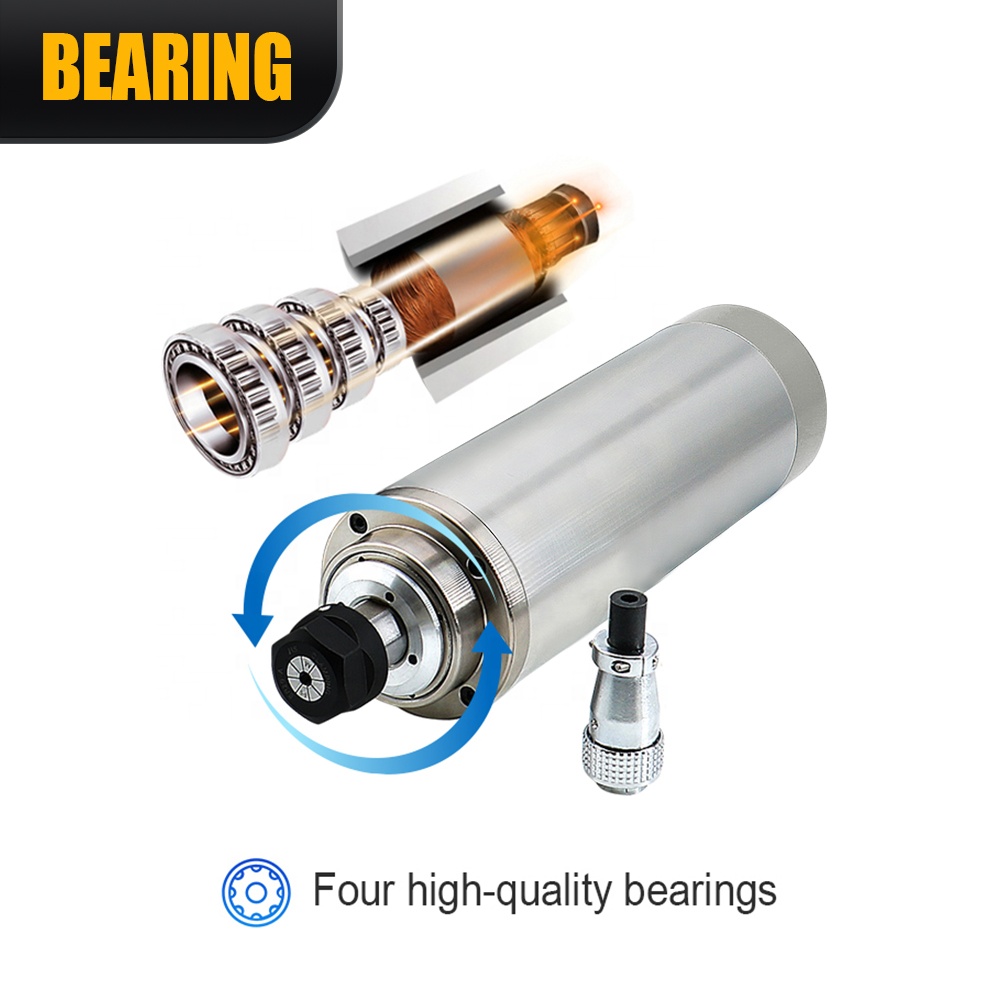 มอเตอร์แกนหมุน 220V ER20 2.2kw - Spindle Motor บทวิจารณ์และราคา