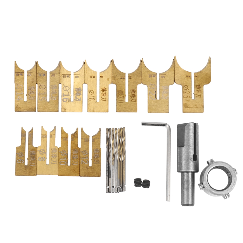 ชุดดอกสว่านเจาะลูกปัดไม้ 24 ชิ - Drill Bit Set บทวิจารณ์และราคา