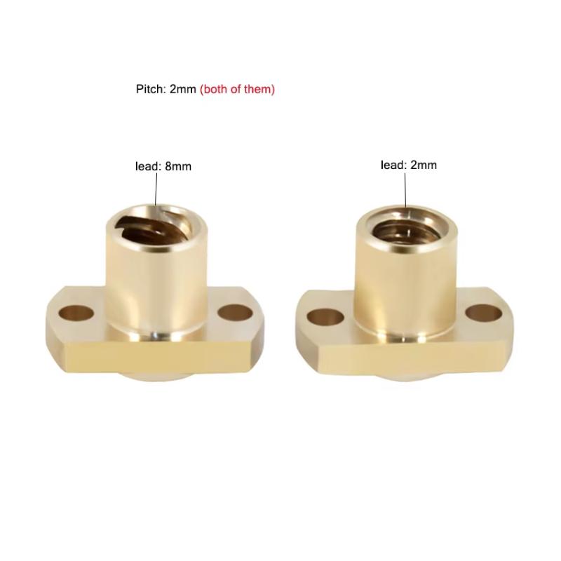 (HB05) น็อตสกรูนำ T8, น็อตสกรู - Lead Screw 8Mm บทวิจารณ์และราคา