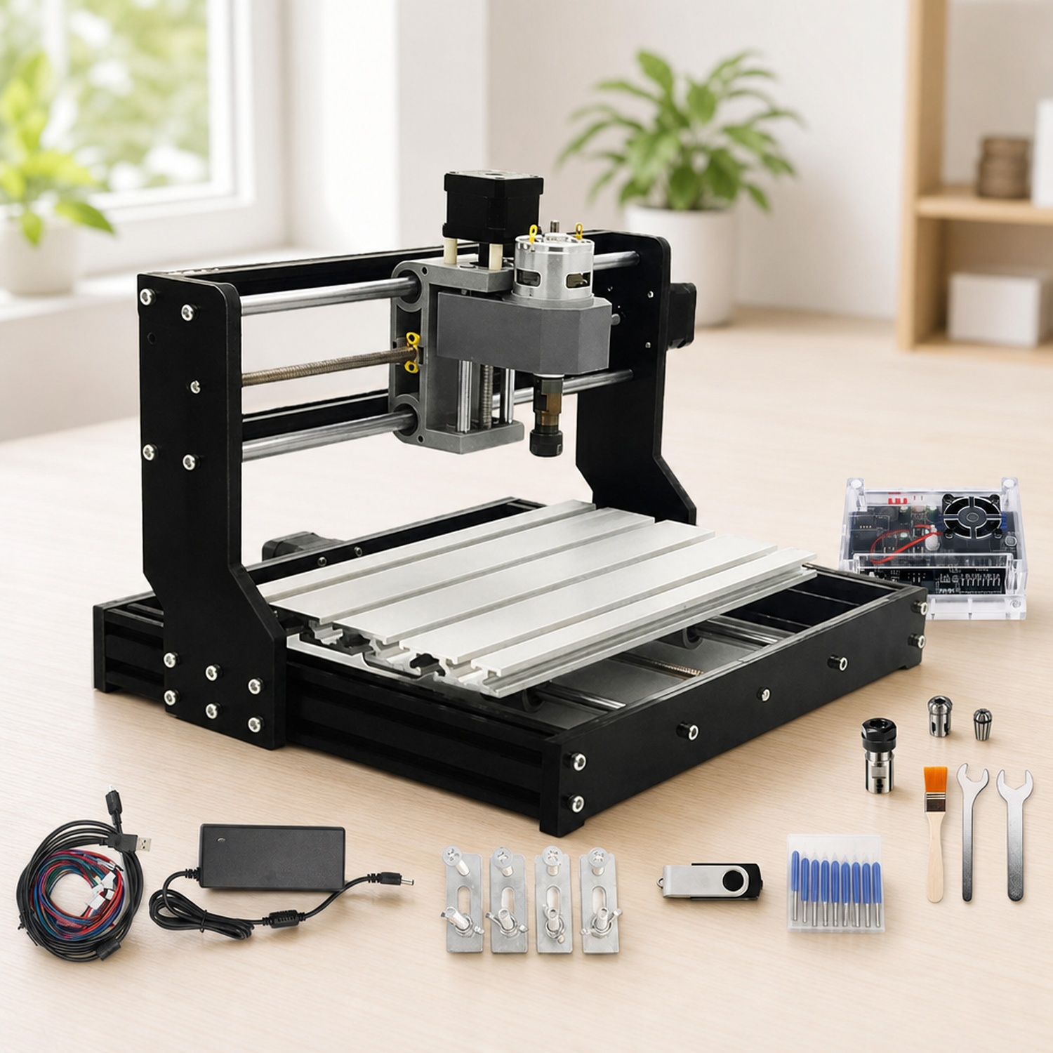 เครื่องแกะสลักและกัด CNC แบบ 3 - 3018 Cnc บทวิจารณ์และราคา