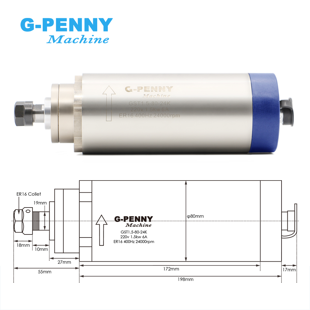 แกนหมุนแบบระบายความร้อนด้วยอาก - Spindle Motor บทวิจารณ์และราคา