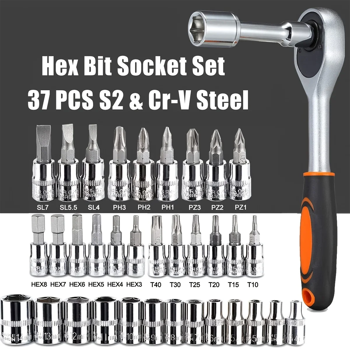 ชุดประแจบล็อก 46 ชิ้น ขนาด 1/4 - Cnc Bits บทวิจารณ์และราคา