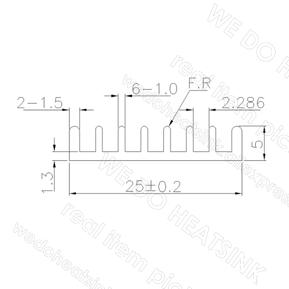 เราฮีทซิงค์25X25X5มม.ไม่มีหรือ - Aluminium Extrusion บทวิจารณ์และราคา